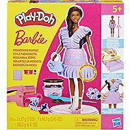 Play-Doh Barbie Designer Fashion Ruffles Doll with Accessories - Modelling Clay