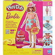 Play-Doh Barbie Designer Flowers and Fringe Doll with Accessories - Modelling Clay