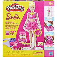 Play-Doh Barbie Designer Ruffles and Pansies Doll with Accessories - Modelling Clay