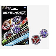 Beyblade X Beat Tyranno 4-70Q & Knife Shinobi 4-80HN Doppelpack Set - Spielset