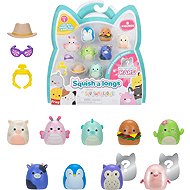 Squishmallows - Squish-a-longs collectible mini figures with accessories 8 pcs, 1 mystery figure - H - Figure