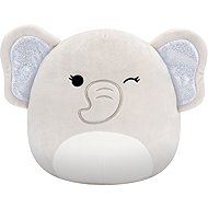 Squishmallows Cherish – mrkající šedý slon s třpytivýma ušima - Soft Toy