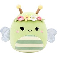 Squishmallows – zelená včela s hebkými tykadly a květinovou korunou - Soft Toy