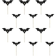 Partydeco Halloween bats 12 pcs - Cake Decoration