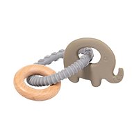 Bo Jungle B-Rattle Rings Elephant Blue - Baby Teether
