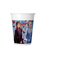 GODAN Plastic cups Frozen 2 - Ice Kingdom 2 - 200 ml - 8 pcs - Drinking Cup