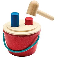 Plan Toys Pound-A-Peg Box with Rollers - Pounding Toy