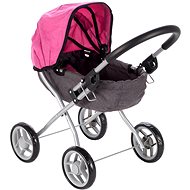 KIK KX4650 Four Wheel Deep Stroller for Dolls Pink - Doll Stroller