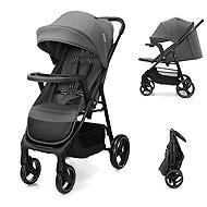 Kinderkraft Trig 3 Tray Stroller Granite Grey - Baby Buggy