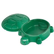 Paradiso Schildkröte dunkelgrün mit Deckel - Sandkasten