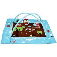 Ludi Play Mat with inflatable sides and arch Owl blue - Play Pad