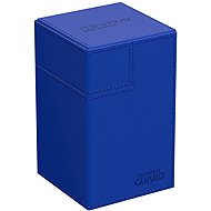 Ultimate Guard - Flip'n'Tray 100+ XenoSkin Card Box Monocolour Blue - Card Storage Box