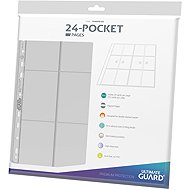 Ultimate Guard 24-Pocket QuadRow Side-Loading Clear Pages (10pc Set) - Card Storage Box