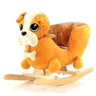 Rocking Dog with melody - brown - Rocker