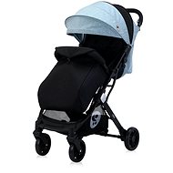 Lorelli Stroller FIORANO + Ottoman BLACK&SILVER BLUE - Baby Buggy
