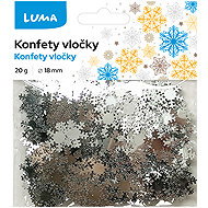 LUMA Trading Confetti FLAKES Silver, 2 pcs - Confetti