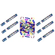 Party confetti Set of 6, 40 cm, coloured - Confetti