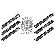 Party confetti Set of 6, 40 cm, silver metallic New Year's Eve - Confetti