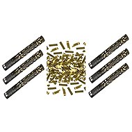 Party confetti Set of 6, 40 cm, gold metallic New Year's Eve - Confetti