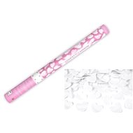 Party confetti 60 cm - white heart - wedding / valentine - Confetti