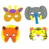 Rappa Safari animal scratching post 2 pcs - Carnival Mask