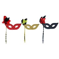 Rappa Feather scratcher with charlestone feather 3 colours - Carnival Mask