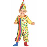 GUIRCA Clown with polka dots yellow costume for the smallest children 18-24 months - Costume