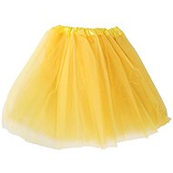 GUIRCA Retro ladies tutu skirt, neon yellow, 40 cm - 80s - disco - Costume