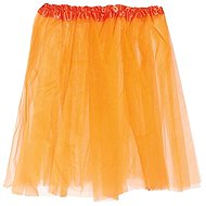 GUIRCA Retro ladies tutu skirt, neon orange, 40 cm - 80s - disco - Costume