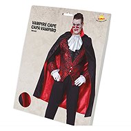 GUIRCA Vampire cape black with red lining, 115 cm, unisex - Costume