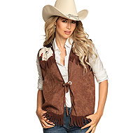 Boland Western vest brown size. M - Costume