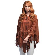 Boland Hippie poncho brown - Costume