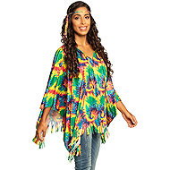 Boland Poncho and headband hippie woman - Costume