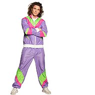 Boland Retro men's tracksuit purple sized. L - Costume