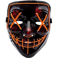 Verk Scary luminous mask black and orange - Costume Accessory