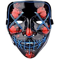 Verk Scary luminous mask black and blue - Costume Accessory