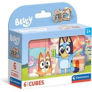 Clementoni Picture Cubes 6 Cubes Bluey - Picture Blocks