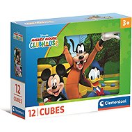 Clementoni Picture Cubes 12 Cubes Mickey Mouse - Picture Blocks