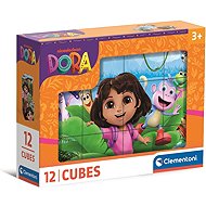 Clementoni Picture Cubes 12 Cubes Dora the Explorer - Picture Blocks