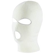 APT Knitted balaclava with holes white - Costume Accessory