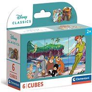 CLEMENTONI Disney Fairy Tales Picture Cubes, 6 cubes - Kids’ Building Blocks