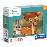 CLEMENTONI Disney Classic Fairy Tales Picture Cubes, 12 cubes - Kids’ Building Blocks