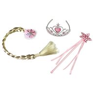 Rappa Princess pink set with braid - 3 pcs - Costume Accessory