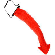 Widmann Devil tail 52 cm, red - Costume Accessory
