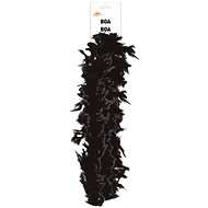 Guirca Boa black with feathers - charlestone - 180 cm - Costume Accessory
