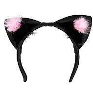 Boland Cat ears with feathers - Costume Accessory