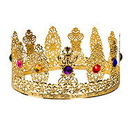 Boland Royal Crown gold metal - Costume Accessory
