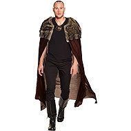 Boland Coat with fur Viking 150 cm - Costume Accessory