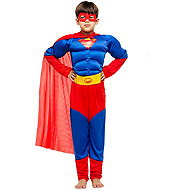 FunCo Dětský kostým Svalnatý Superman 110-122 M - Costume