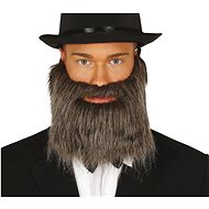 GUIRCA Grey beard with moustache on elastic band - Costume Accessory